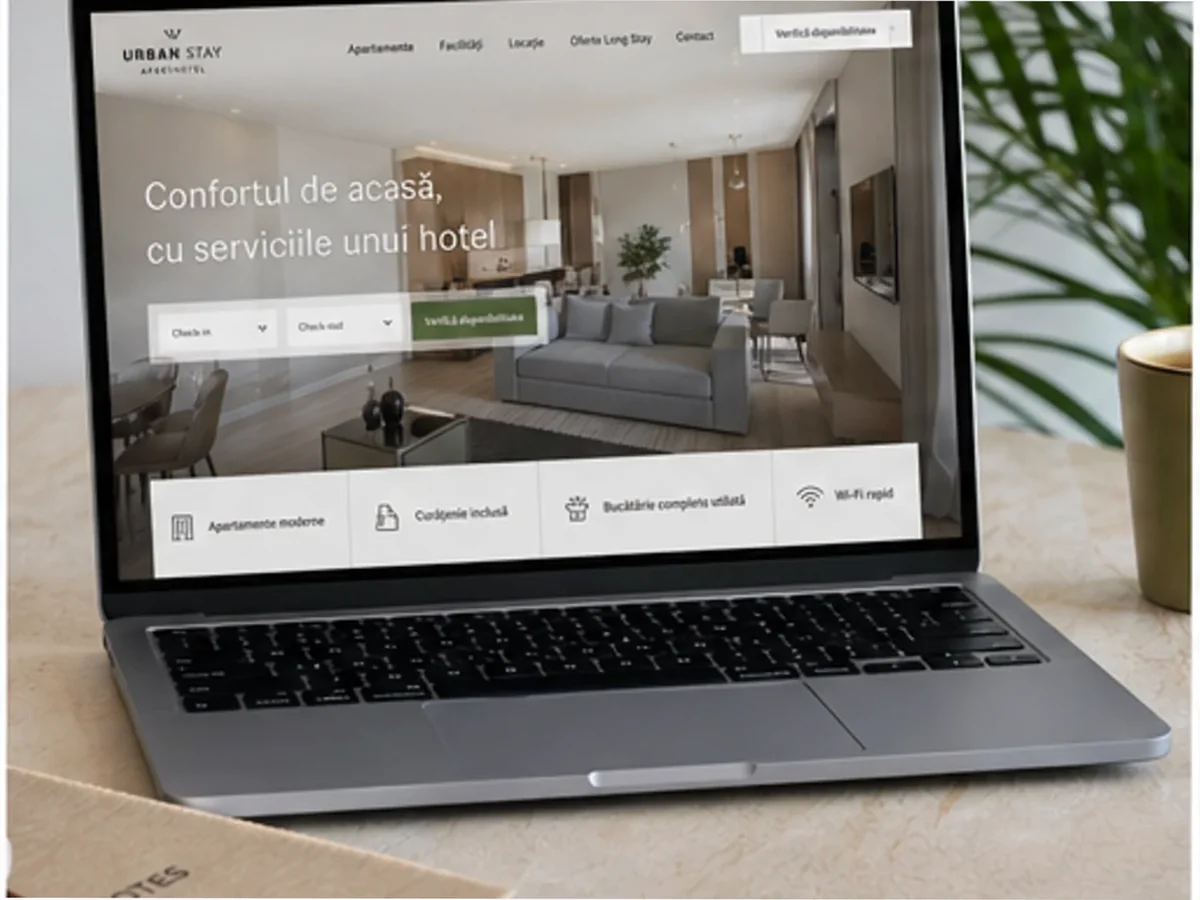 Platformă de cazare și apartamente - model de site pentru agenții de turism - Creare site agenție de turism