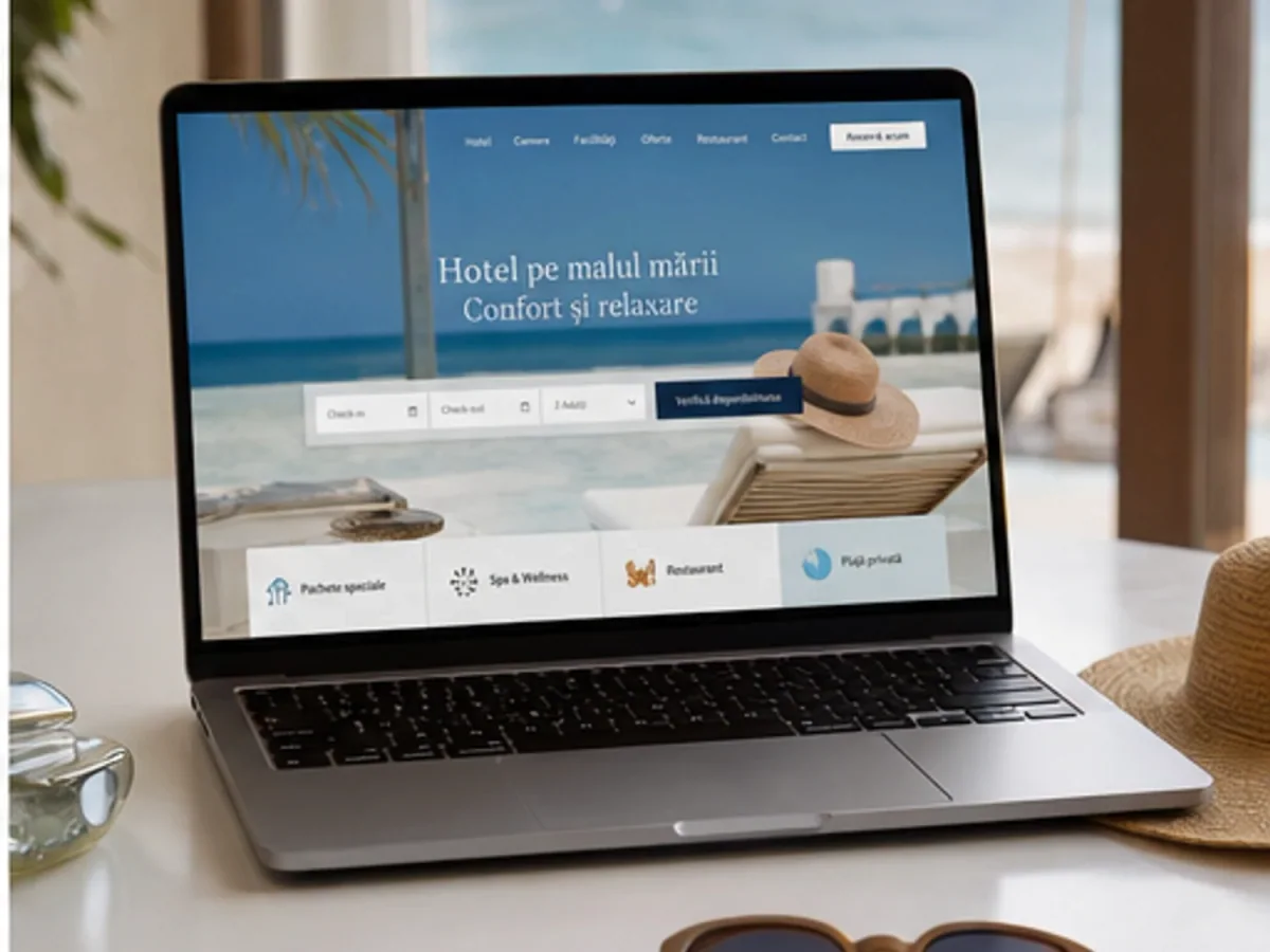 Oferte turistice pentru mare și resorturi - model de site pentru agenții de turism - Creare site agenție de turism