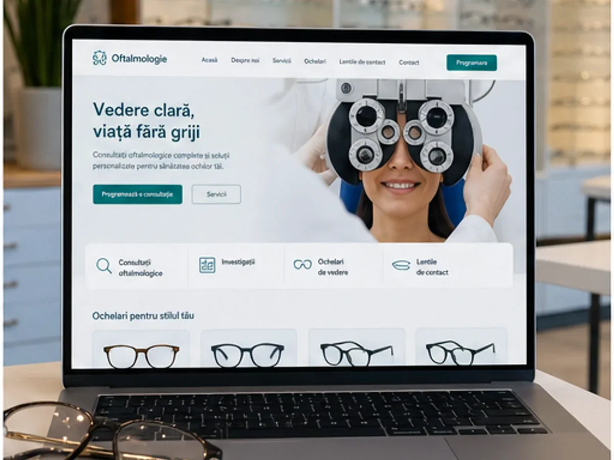 Site rapid pe mobil pentru clinică medicală - model de site pentru clinici medicale - Creare site clinică medicală