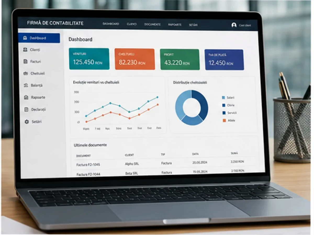 Site cu exemple pentru firme de contabilitate - model de site pentru firme de contabilitate - Creare site contabil
