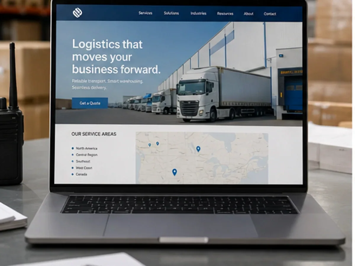 Site rapid pe mobil pentru curierat - model de site pentru firme de curierat - Creare site curierat