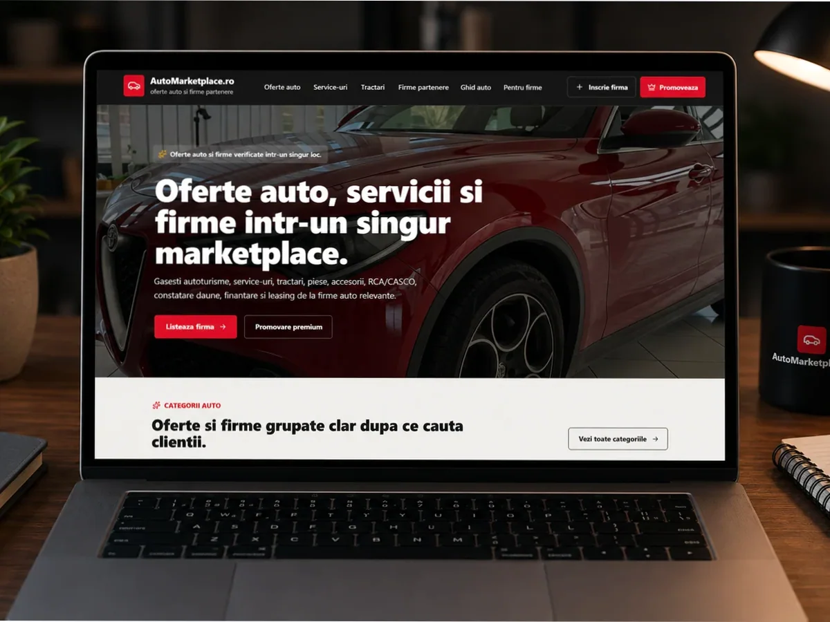 Site cu servicii pentru dealeri auto - model de site pentru dealeri auto - Creare site dealer auto