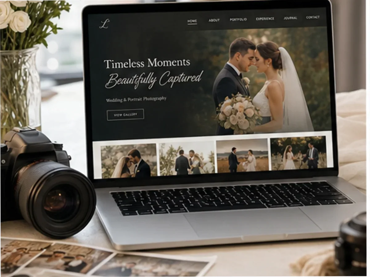 model foto realist pentru Creare site fotograf