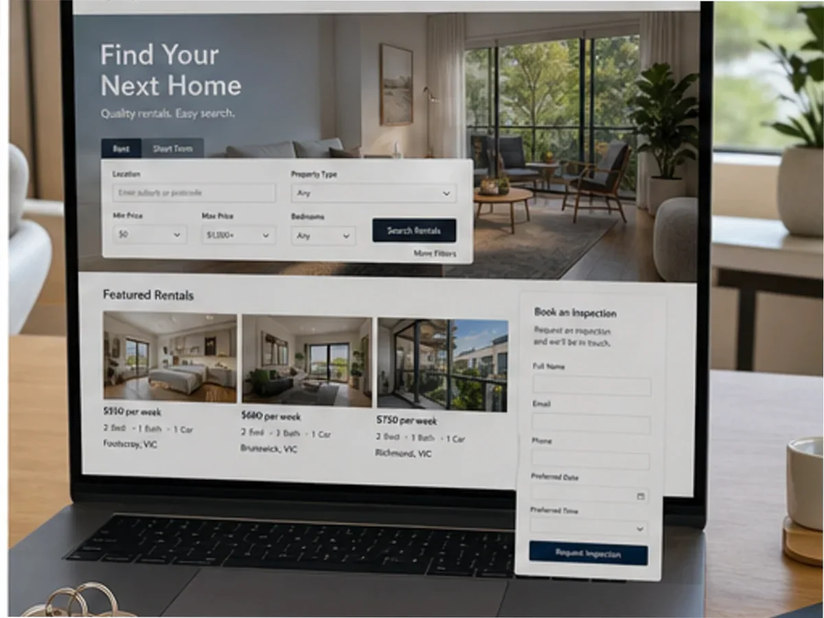 Site cu servicii pentru servicii de închirieri apartamente - model de site pentru servicii de închirieri apartamente - Creare site închirieri apartamente