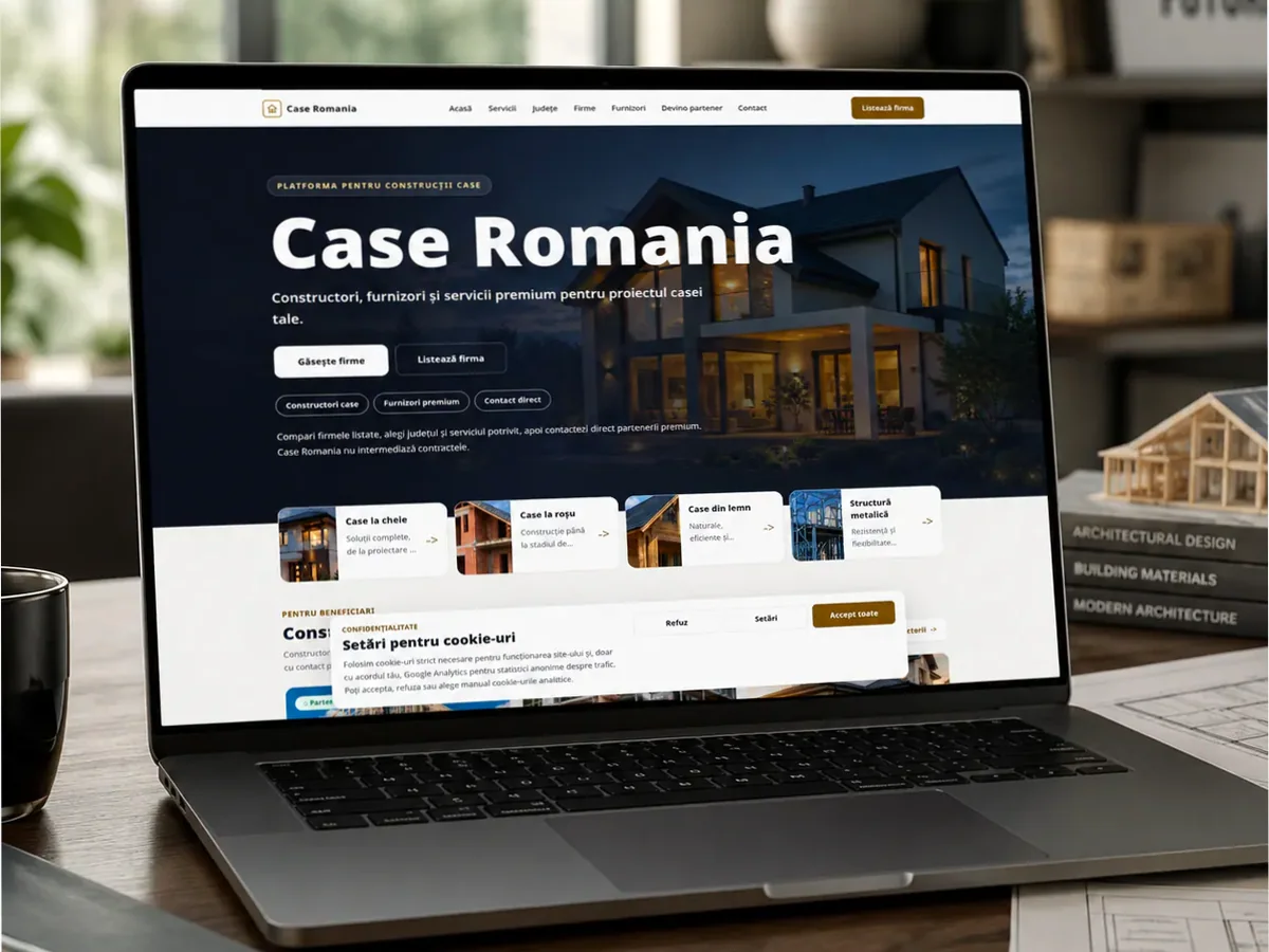Site de încredere pentru materiale de construcții - model de site pentru firme de materiale de construcții - Creare site materiale de construcții