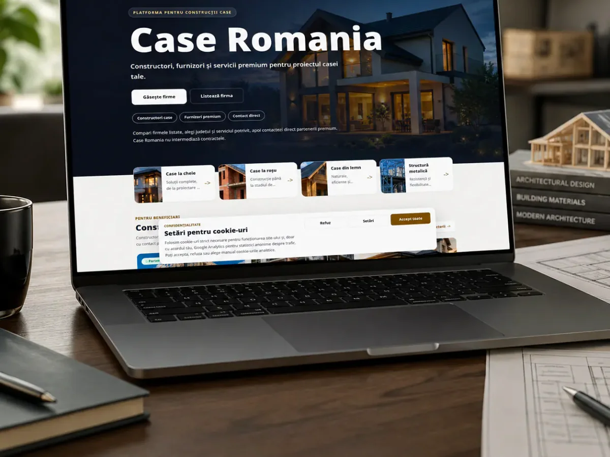 Site rapid pe mobil pentru materiale de construcții - model de site pentru firme de materiale de construcții - Creare site materiale de construcții