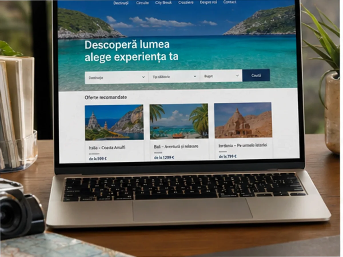 Pensiune cu experiențe locale - model de site pentru pensiuni - Creare site pensiune