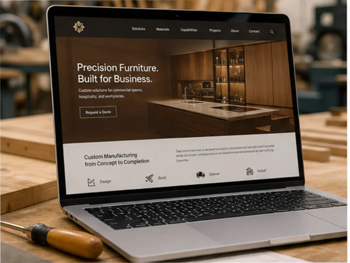Site de încredere pentru producător mobilă - model de site pentru producători de mobilă - Creare site producător mobilă