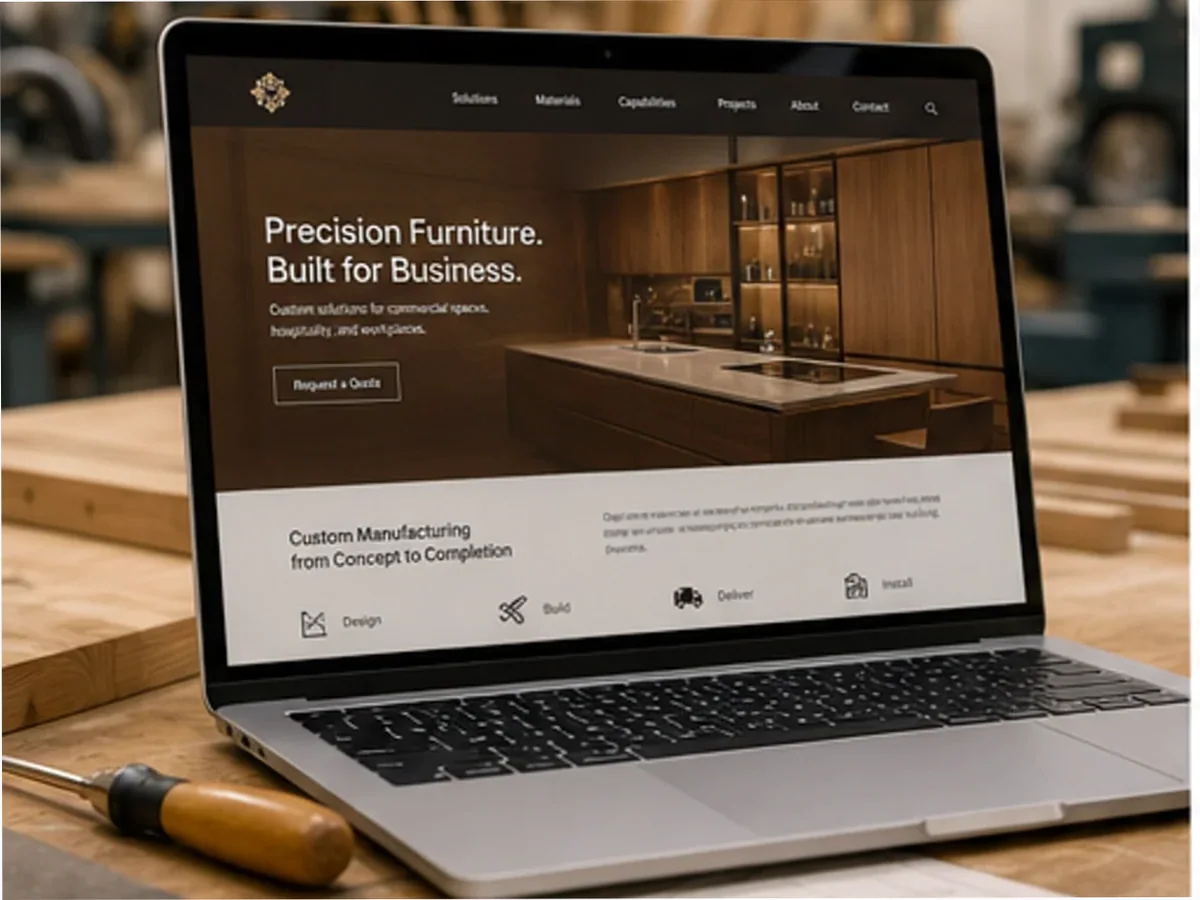 model foto realist pentru Creare site producător mobilă
