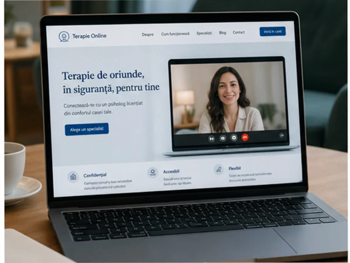 Site de încredere pentru psiholog - model de site pentru cabinete de psihologie - Creare site psiholog