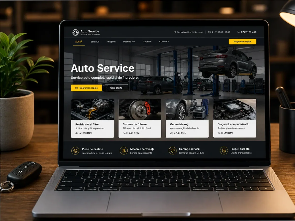 Site de încredere pentru școală de șoferi - model de site pentru școli de șoferi - Creare site școală de șoferi