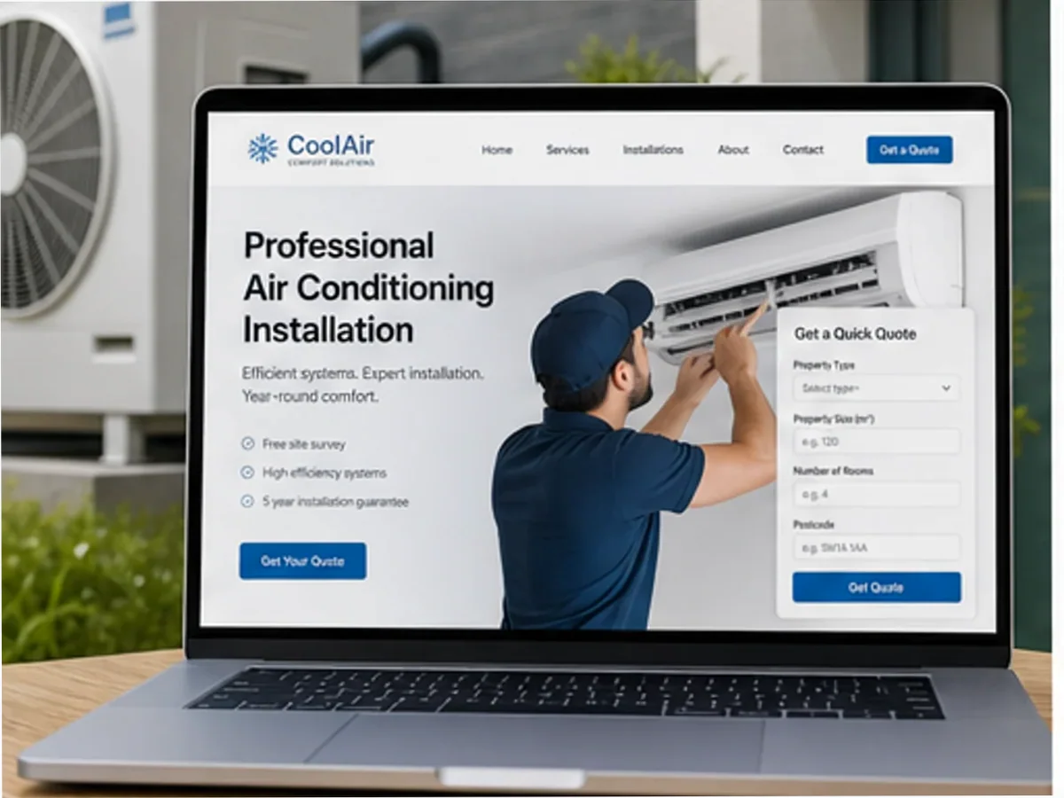model foto realist pentru Creare site service centrale