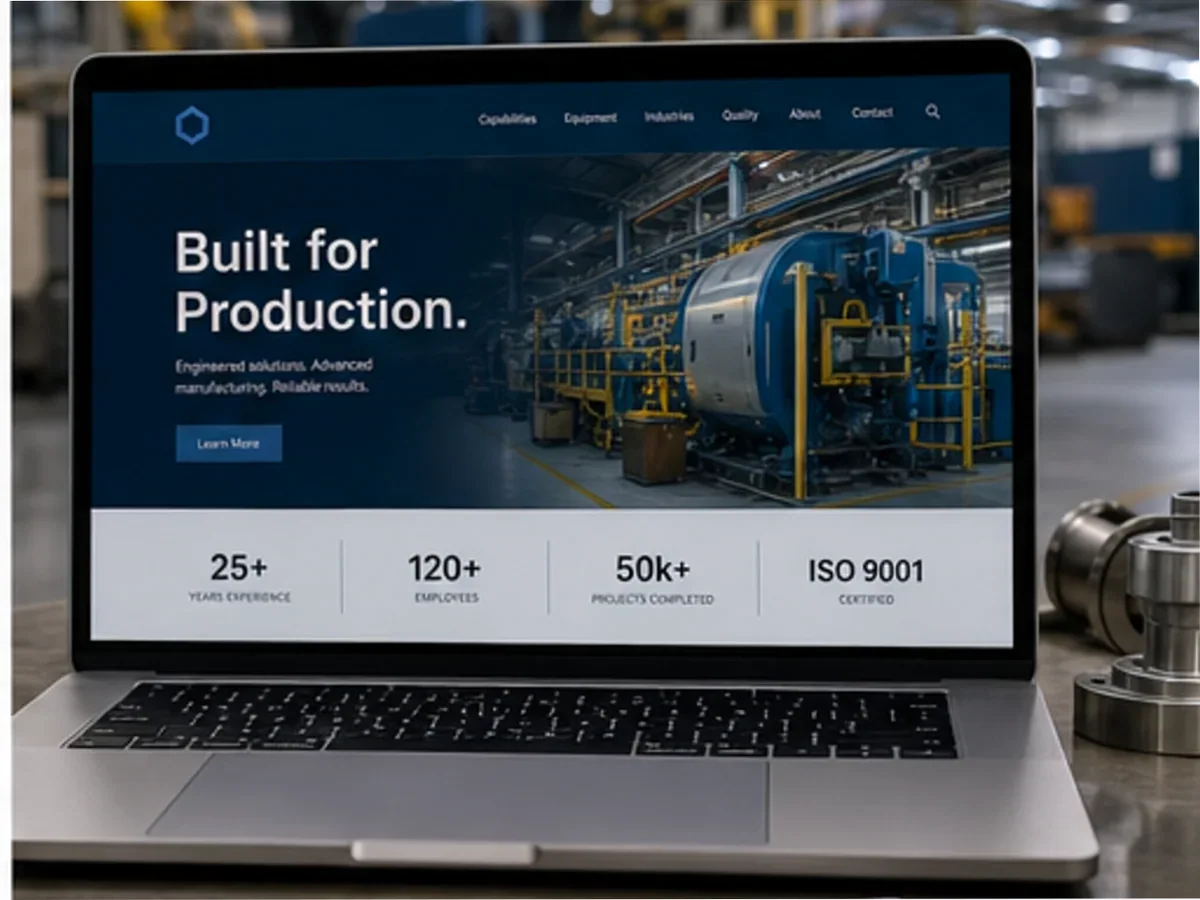 Site de încredere pentru utilaje - model de site pentru firme de utilaje - Creare site utilaje