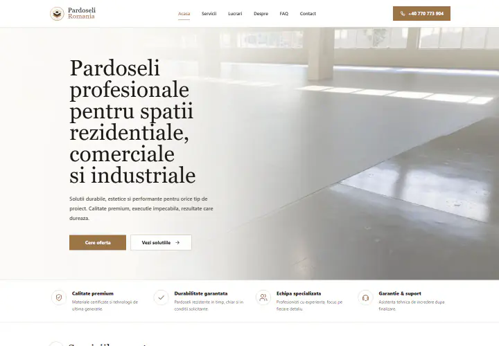 Pagina principală Pardoseli România