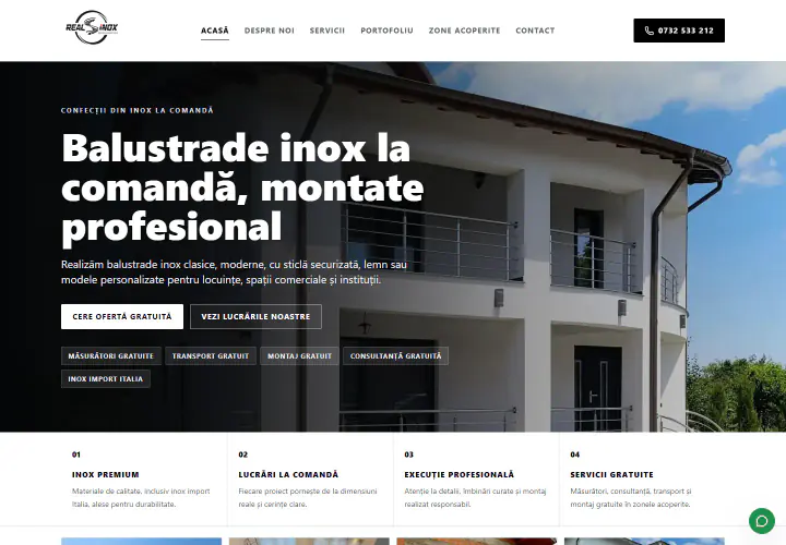 Pagina principală Real Inox