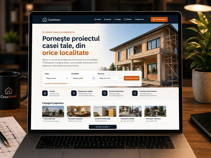 Pagina principală CasaHome