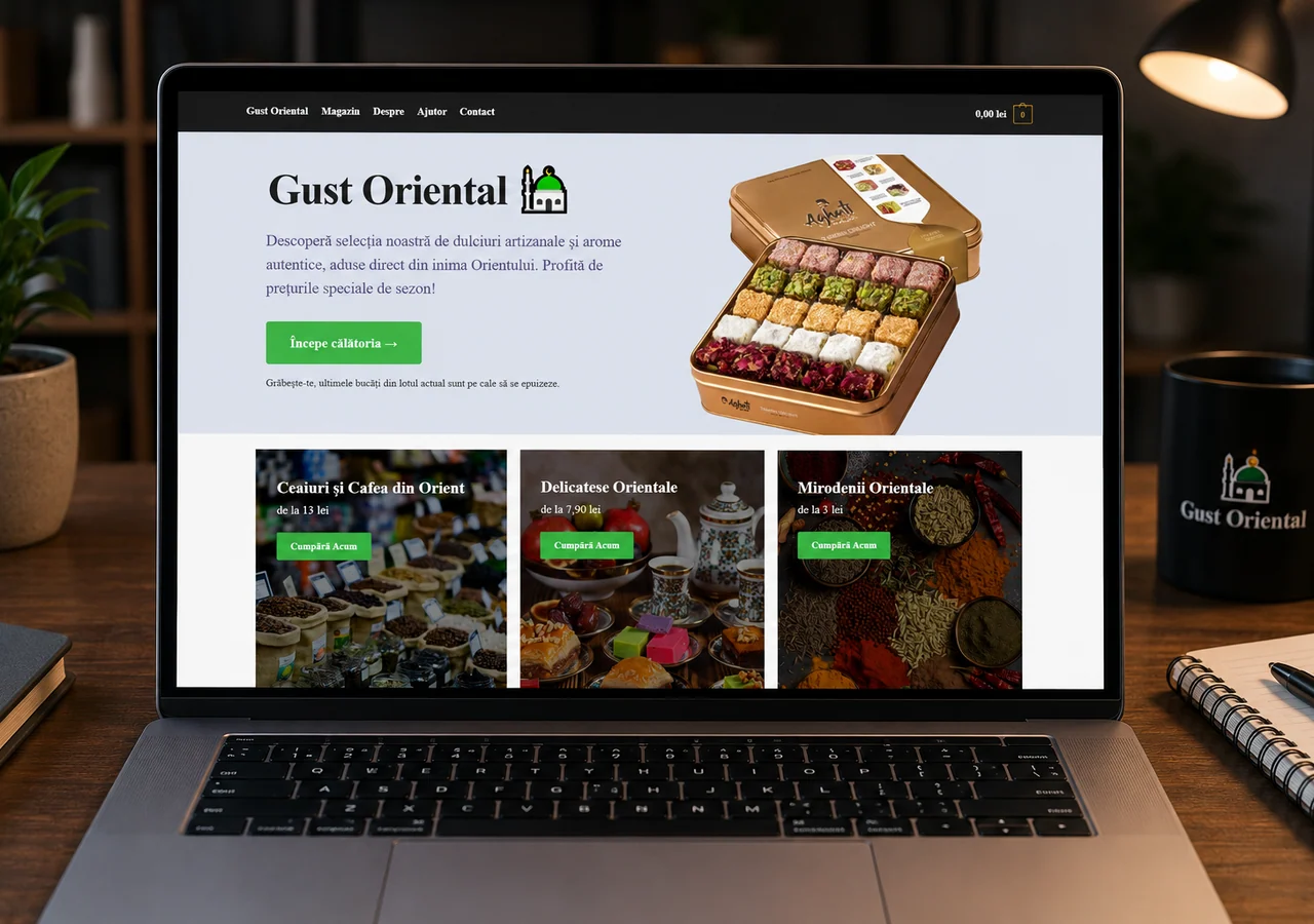 Gust Oriental - magazin online pentru delicatese orientale - proiect Gust Oriental în portofoliul BrandWave