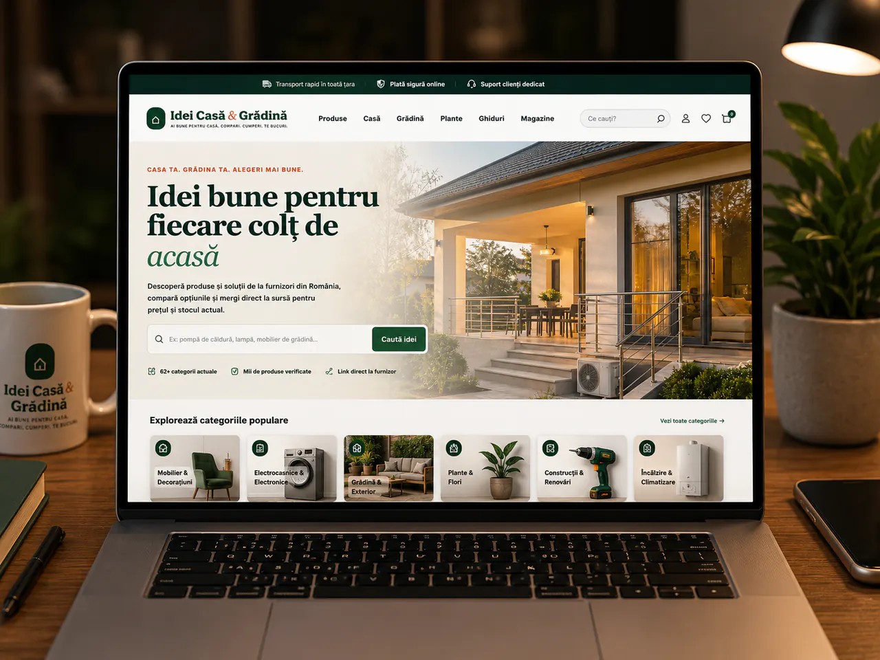 Idei Casă & Grădină - catalog online pentru casă și grădină - proiect Idei Casă & Grădină în portofoliul BrandWave