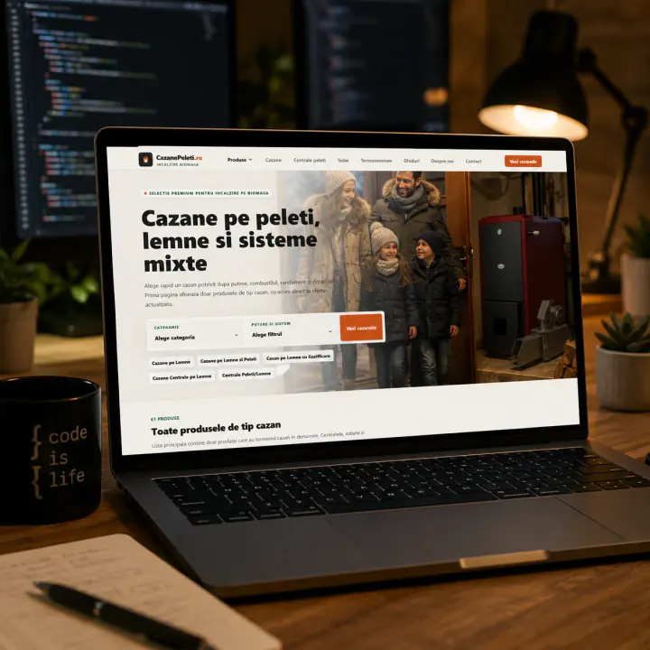 Pagina principală Cazane Peleți