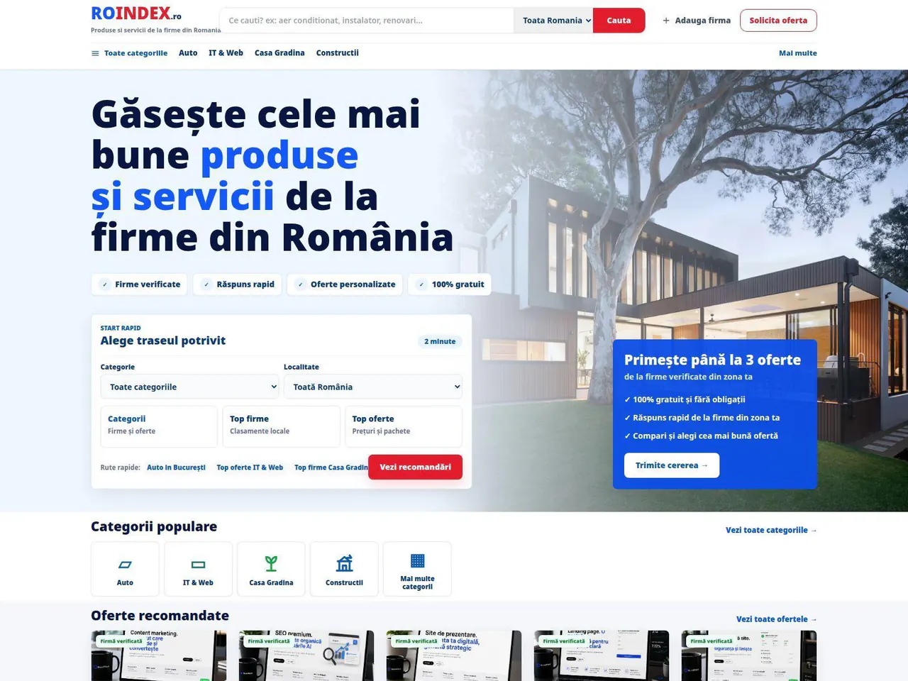 RoIndex.ro - marketplace inteligent pentru produse și servicii - proiect RoIndex.ro în portofoliul BrandWave